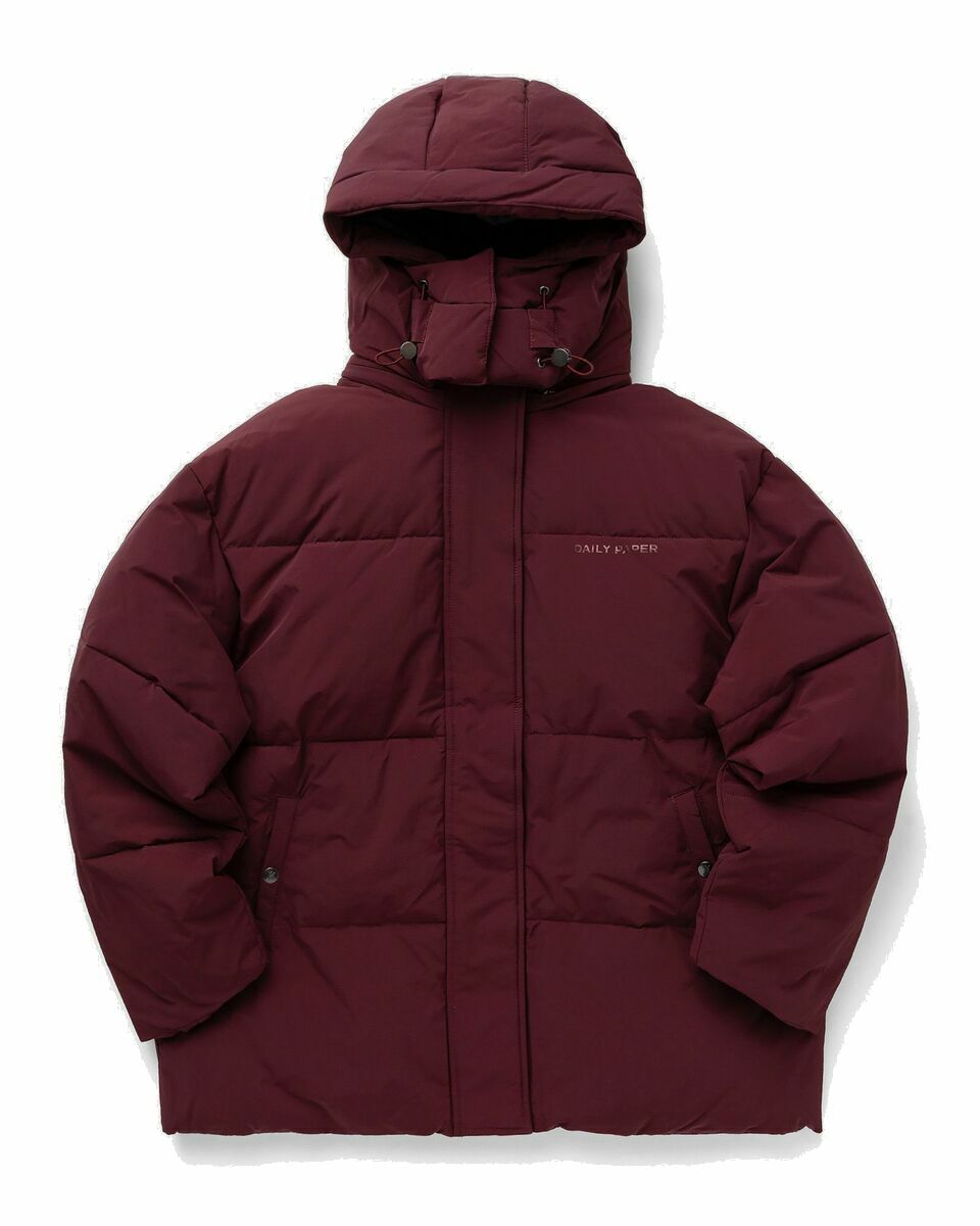 Photo: Daily Paper Nicole Puffer Jacket Red - Womens - Down & Puffer Jackets