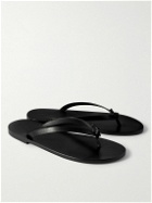 SAINT LAURENT - Leather Sandals - Black