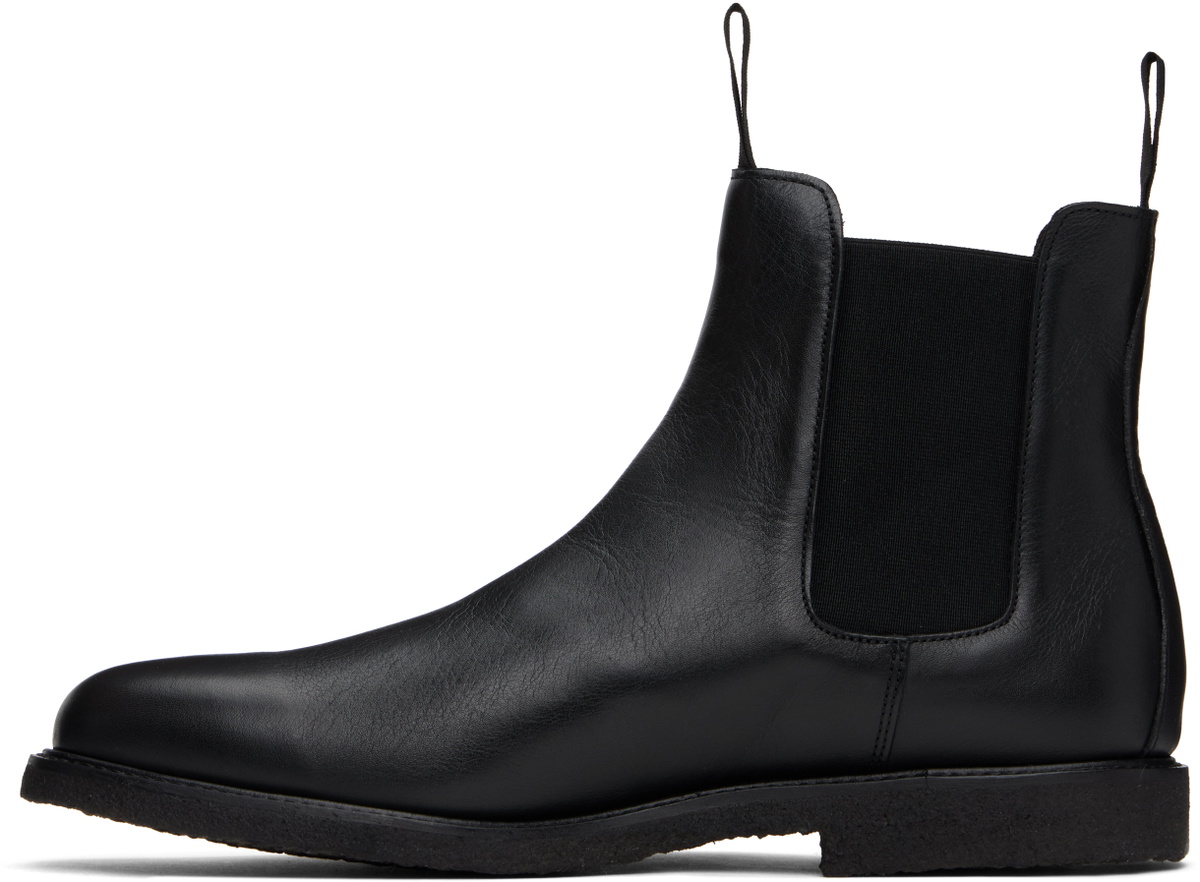 Common Projects Black Classic Chelsea Boots