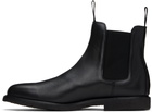 Common Projects Black Classic Chelsea Boots
