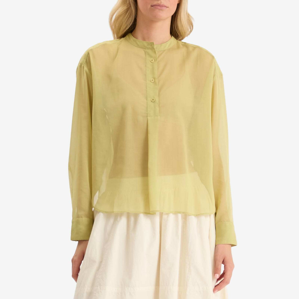 YMC Women's Ovelia Shirt in Lime
