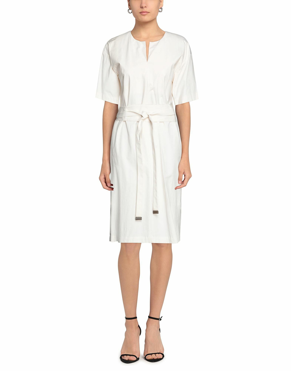 Peserico Womens Midi dress in Beige
