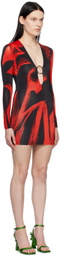 Louisa Ballou Red Helios Minidress