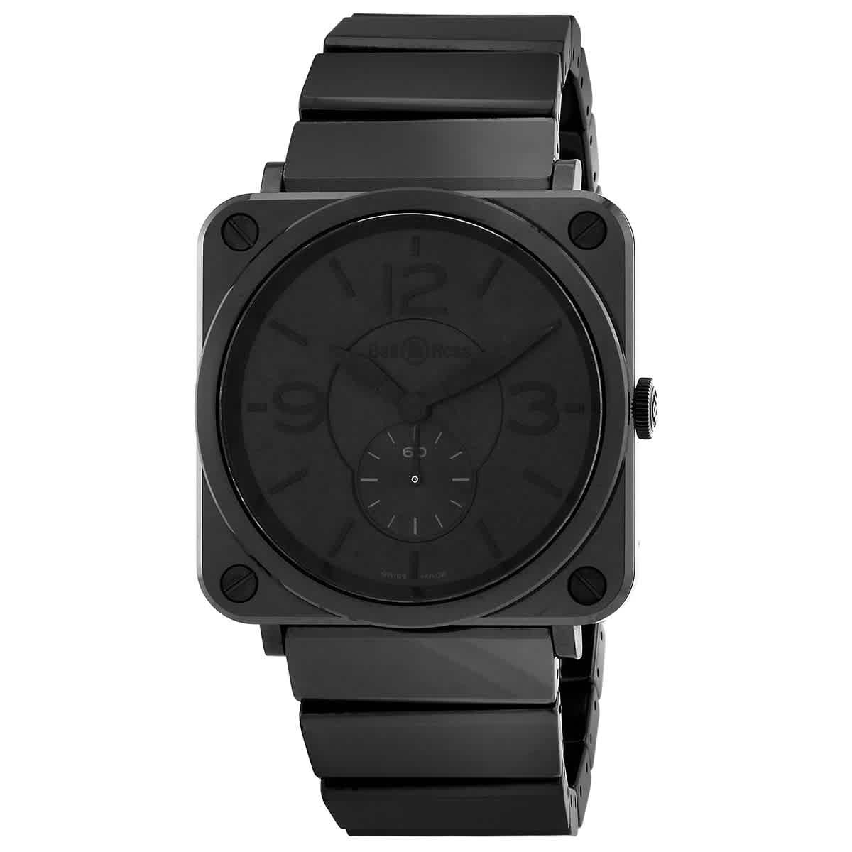 Bell and Ross Aviation Black Phantom Ceramic Unisex Watch BRS-BLK-CER-PHT