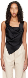 Nanushka Black Petra Tank Top