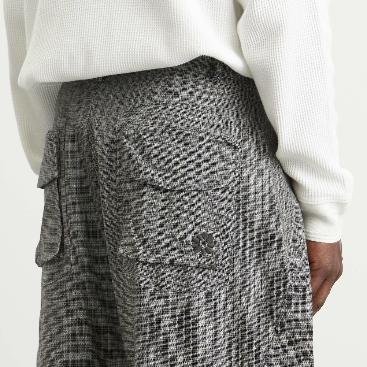 Gander Men's Pennine Trousers in Speckled Black