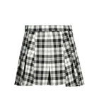 REDValentino Checked wool shorts