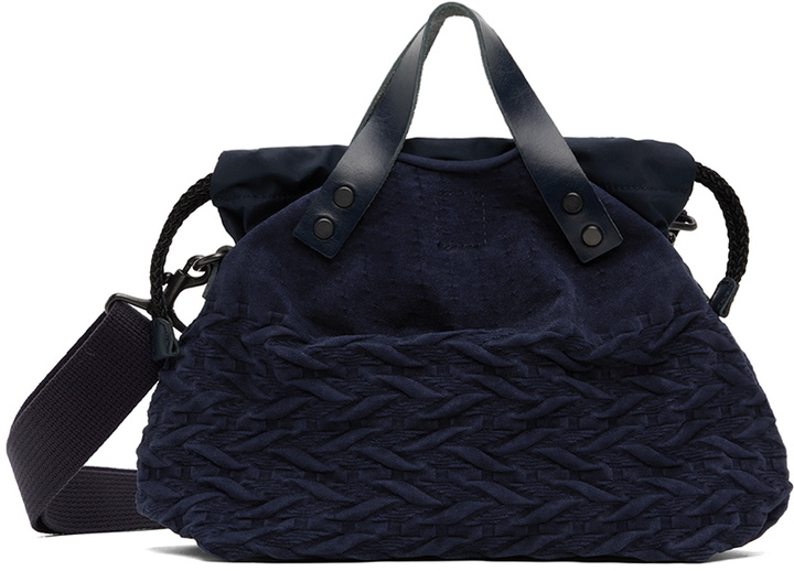 Photo: master-piece Navy Yashiki Edition Textured Messenger Bag