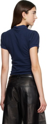 WILLY CHAVARRIA Navy Chavela Polo