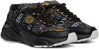 Versace Jeans Couture Black Wave Sneakers