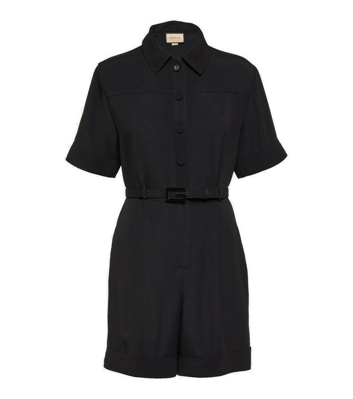 Photo: Gucci Belted playsuit