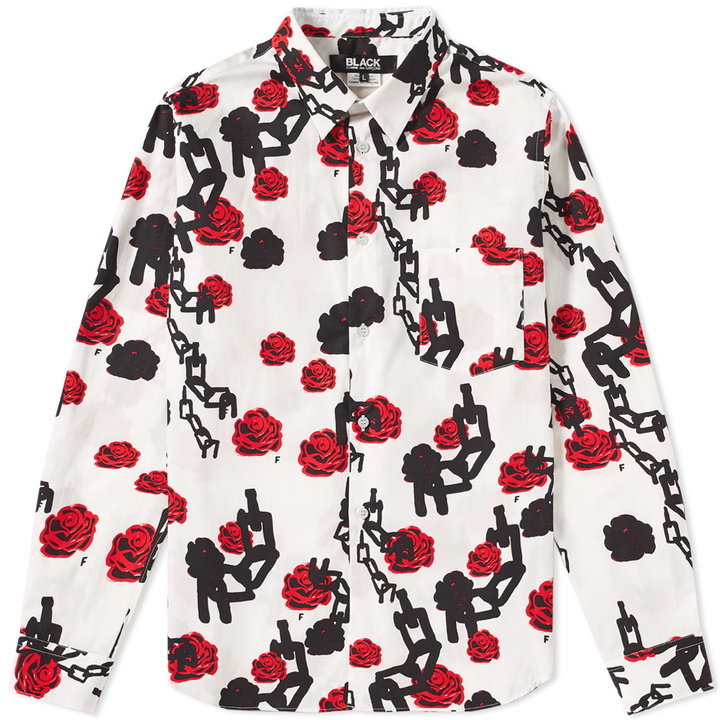 Photo: Comme des Garçons Black Rose Tattoo Shirt