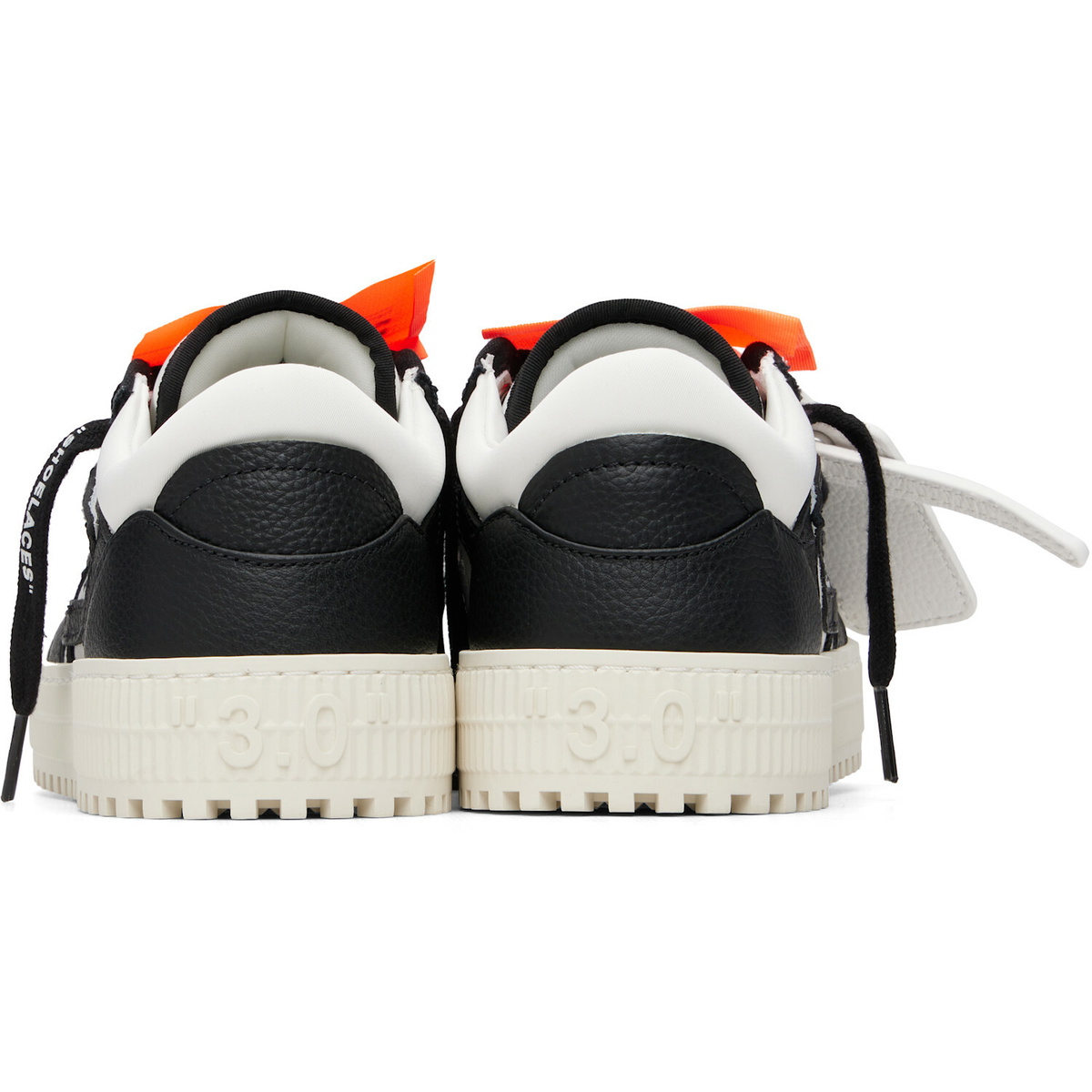 Off-White Black & White Low Top 3.0 Off Court Sneakers