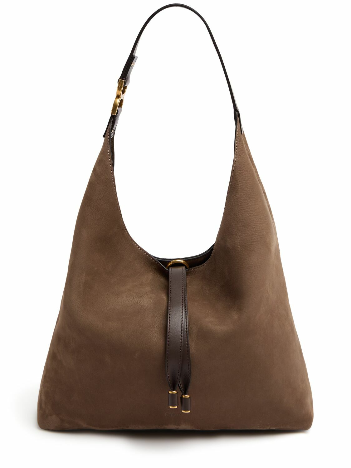 CHLOÉ Marcie Nubuck Leather Tote Bag