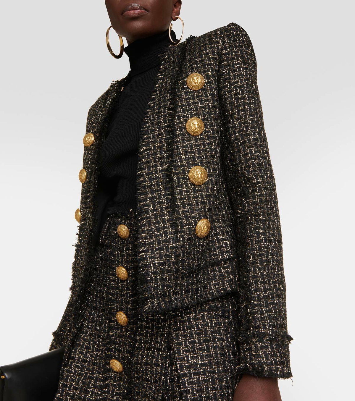 Balmain Double-breasted tweed jacket Balmain