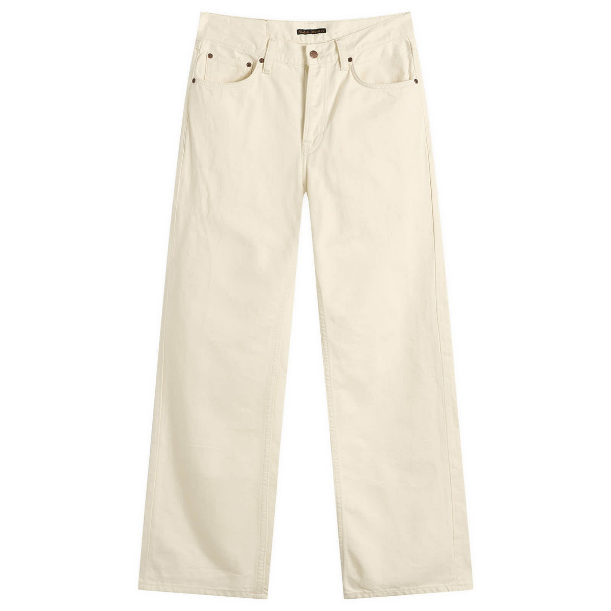Nudie Jeans Co Men's Rad Rufus Straight Leg Jeans in Everivory
