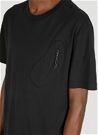 Bubble Padded T-Shirt in Black