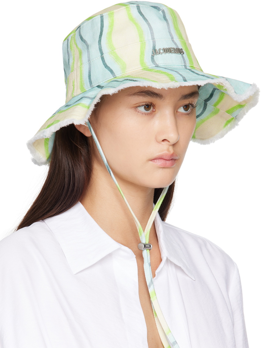 Jacquemus Multicolor Le Raphia 'Le Bob Artichaut' Beach Hat Jacquemus