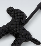 Bottega Veneta Woven leather bag charm