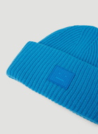 Acne Studios - Face Patch Beanie Hat in Light Blue