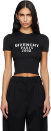 Givenchy Black Cropped T-shirt