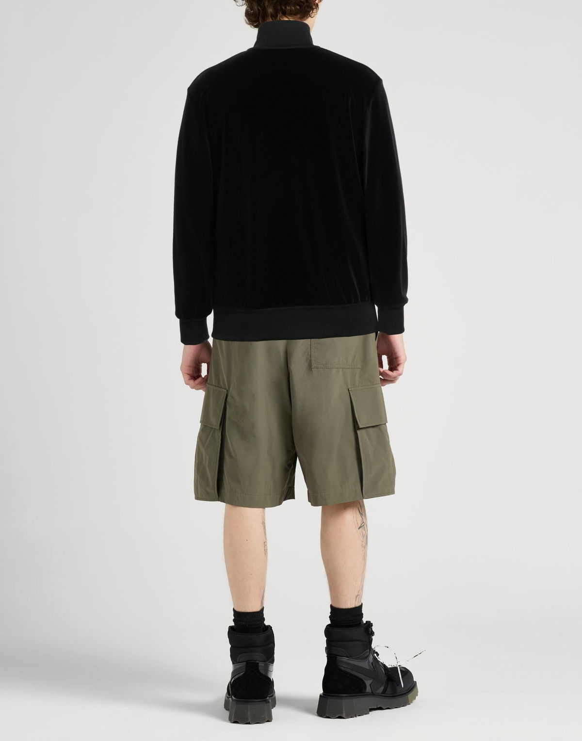 Palm Angels Mens Sweatshirt in Black