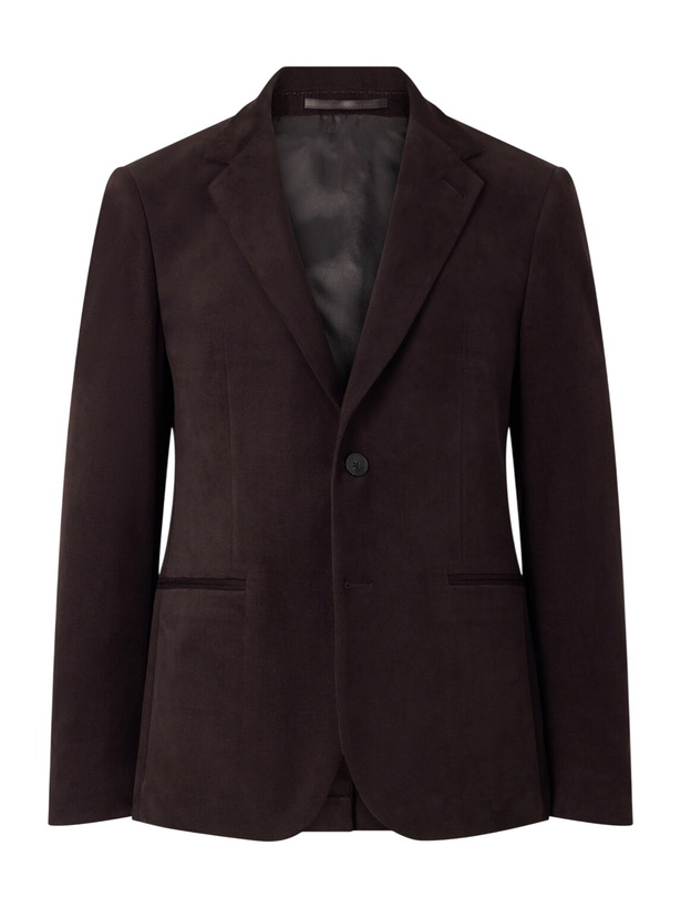 Photo: Mr P. - Cotton-Blend Twill Suit Jacket - Brown