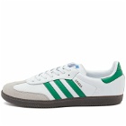 Adidas Samba OG Sneakers in White/Green