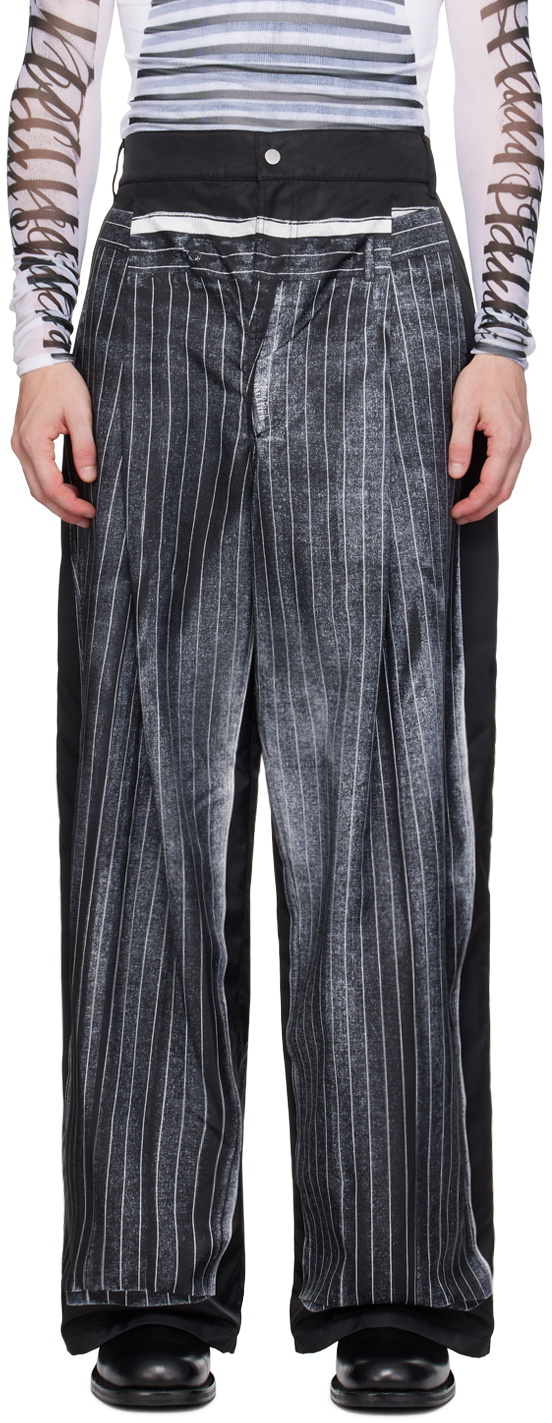 Jean Paul Gaultier Black 'The Trompe-L'œil' Trousers Jean Paul