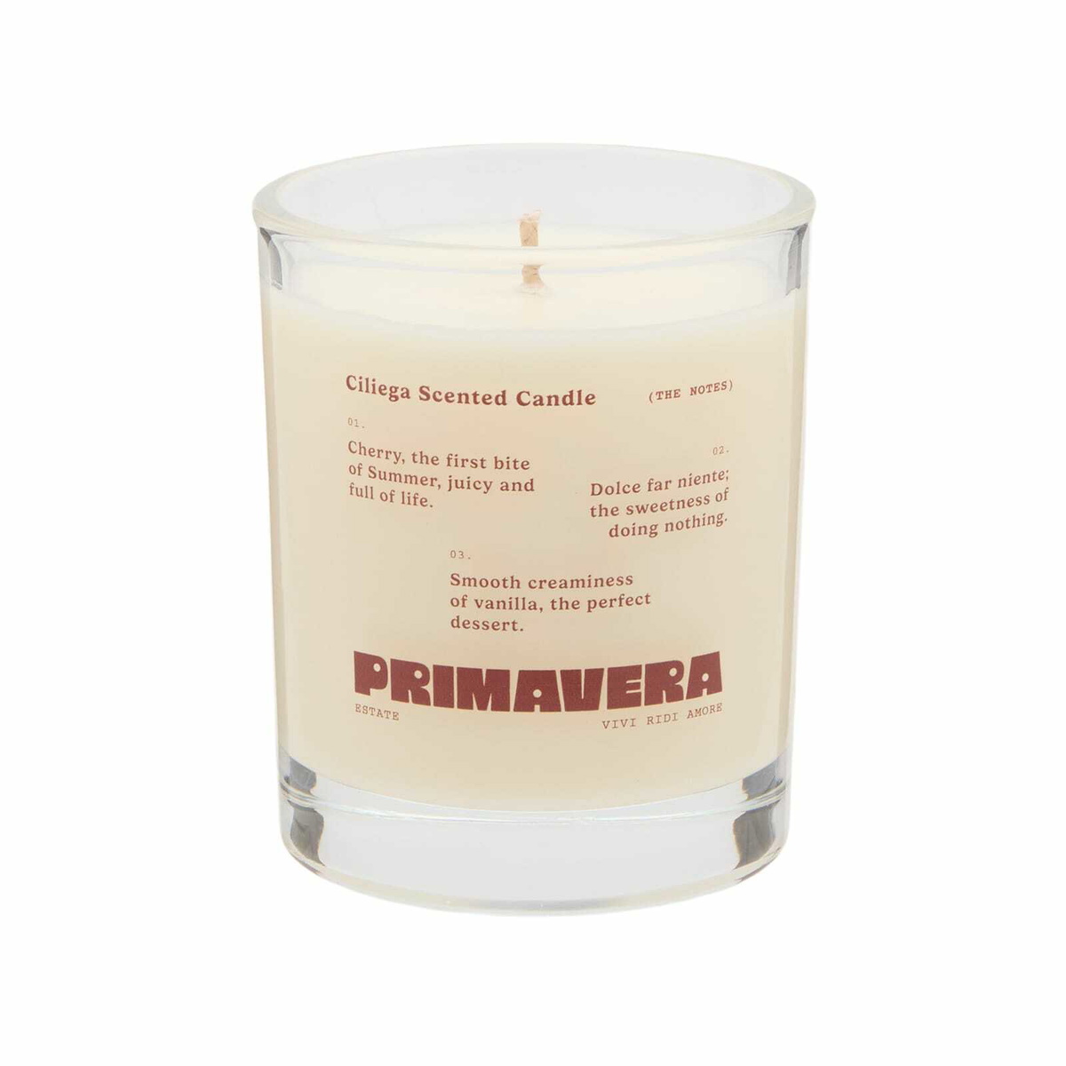 Earl of East x Primavera Estate Candle - Cilegia 