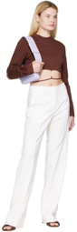 Jacquemus Brown Le Papier ‘Le T-Shirt Pino’ Long Sleeve T-Shirt