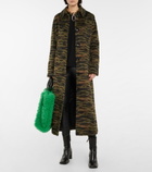 Stand Studio - Donatella zebra faux fur coat