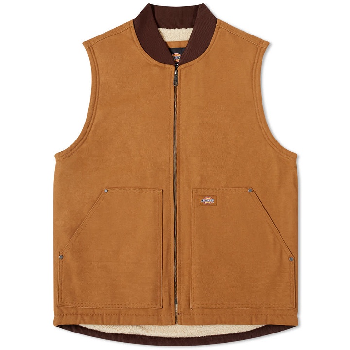 Photo: Dickies Duck Canvas Sherpa Vest