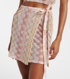 Missoni Lamé wrap skirt
