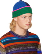 Paul Smith Multicolor Half & Half Beanie