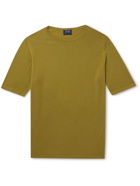 WILLIAM LOCKIE - Merino Wool T-Shirt - Green