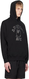 BAPE Black Rhinestone College Hoodie