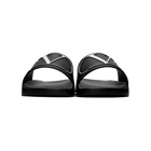 Valentino Black Valentino Garavani VLogo Pool Slides