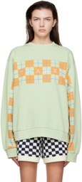 Thames MMXX Green Letters Sweatshirt