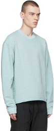 John Elliott Blue Cotton Sweatshirt