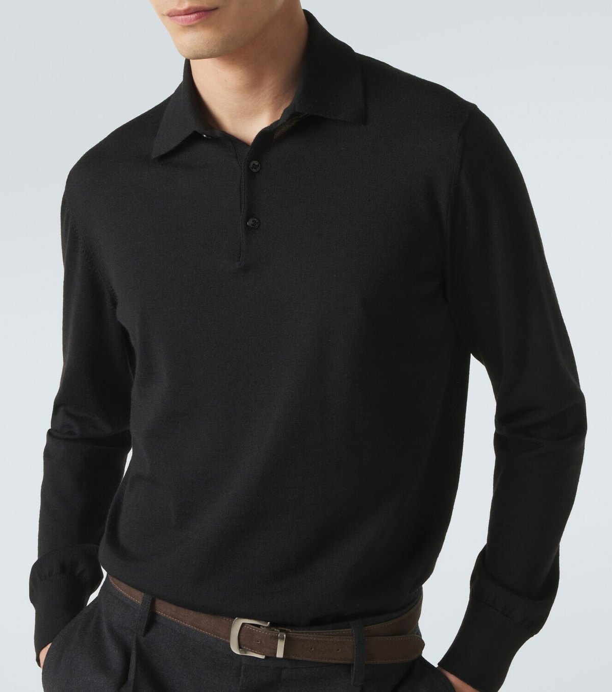 Agnona Wool polo sweater