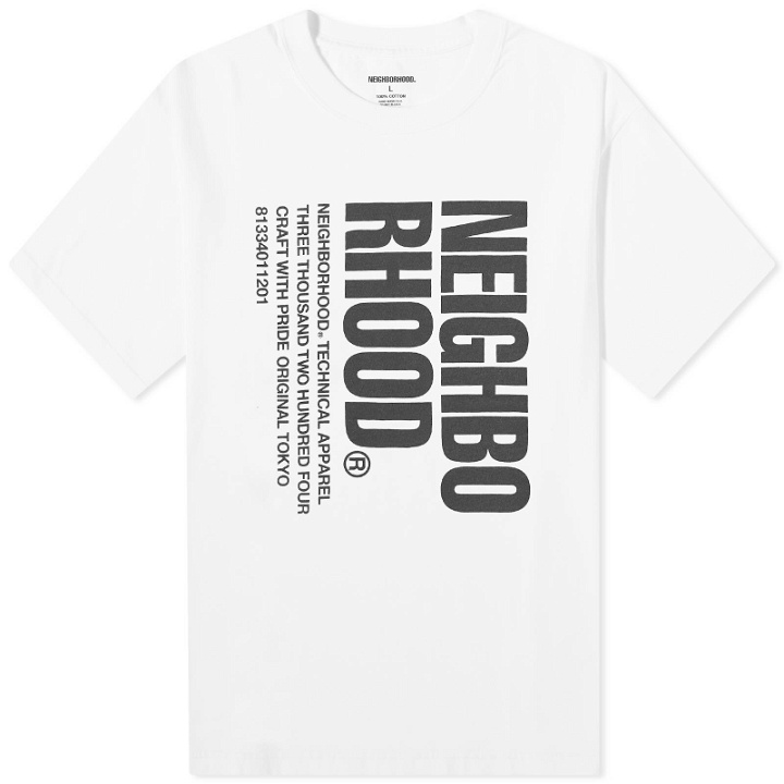 Photo: Neighborhood Men's NH-3 T-Shirt in White