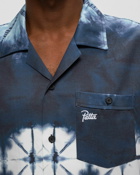 Patta Shibori Shortsleeve Shirt Blue|White - Mens - Shortsleeves