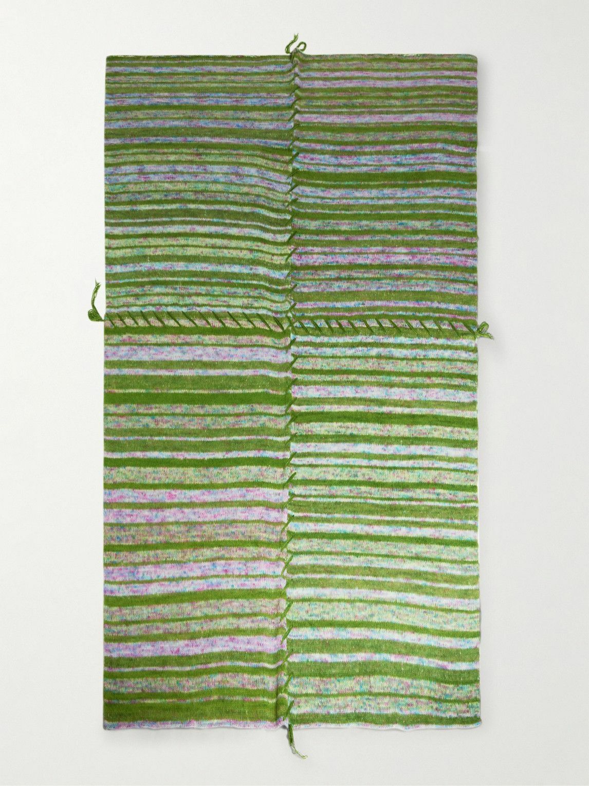 The Elder Statesman - Striped Cashmere Blanket The Elder Statesman