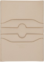 Acne Studios Taupe Bifold Card Holder