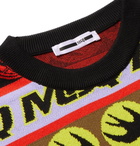 McQ Alexander McQueen - Logo-Jacquard Cotton Sweater - Multi