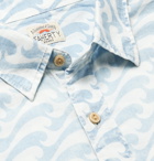 Faherty - Printed Cotton-Voile Shirt - Blue