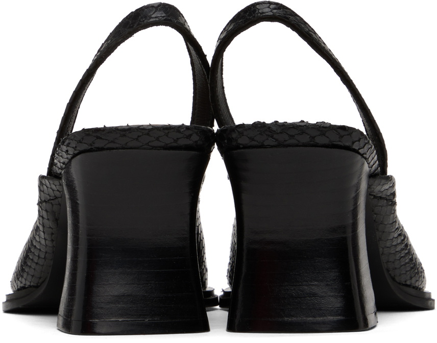 【関税込み】Filippa K ブラック Strappy ヒールサンダル Filippa K Black Slingback Heels Filippa K