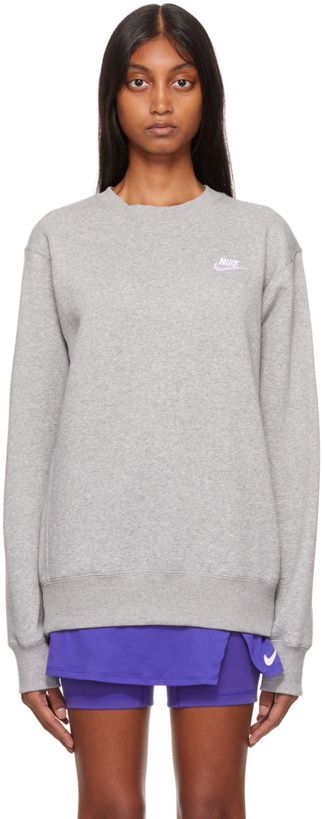 Photo: Nike Gray Cotton Sweatshirt