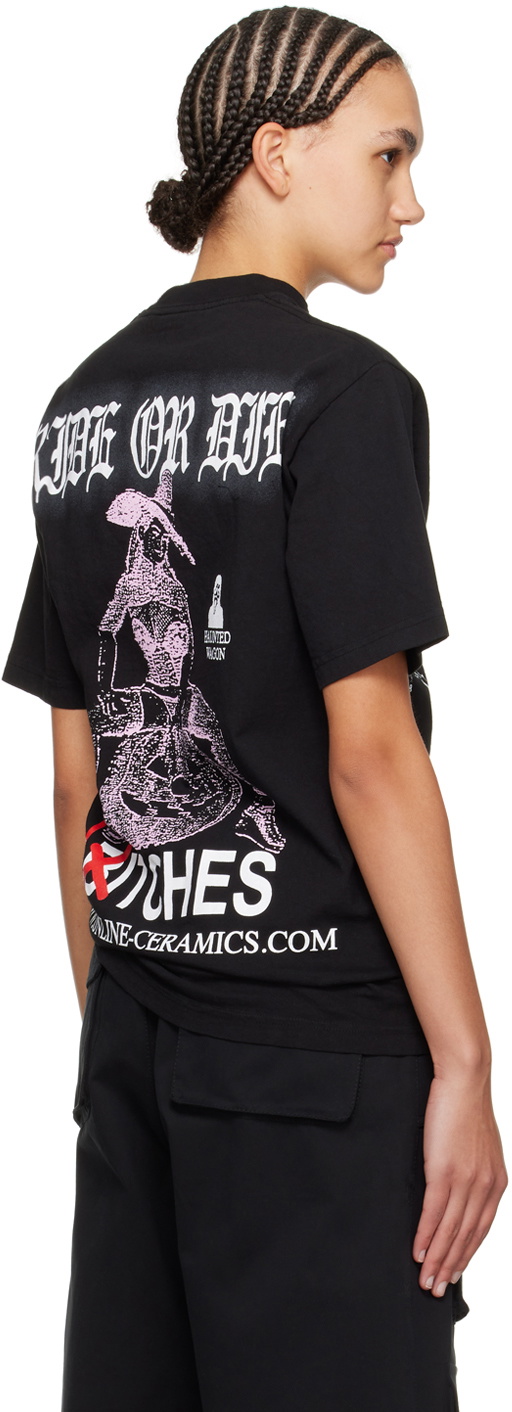 Online Ceramics Black Dilara Findikoglu Edition 'Ride or Die' T-Shirt